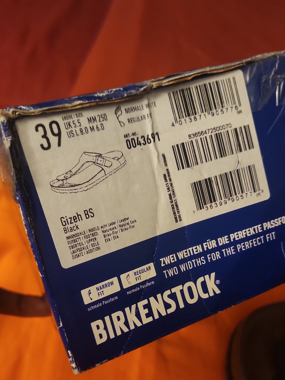 Birkenstock Gizeh BS Black Women's Sandals